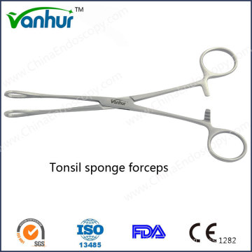 E. N. T Laryngoscopy Instrumets Tonsil Sponge Forceps